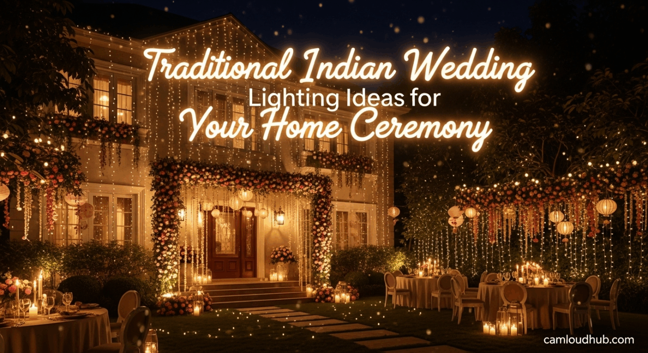 Traditional Indian Wedding Lighting Ideas for Your Home Ceremony