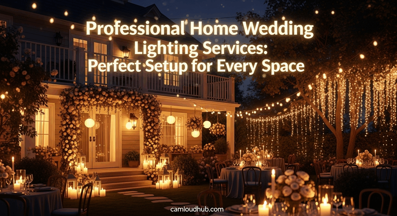 Professional Home Wedding Lighting Services: Perfect Setup for Every Space