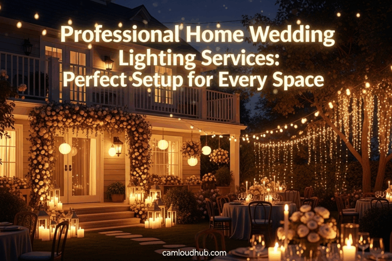 Professional Home Wedding Lighting Services: Perfect Setup for Every Space