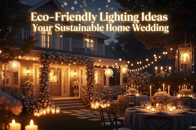 Eco-Friendly Lighting Ideas for Your Sustainable Home Wedding