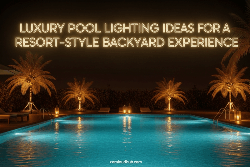 Luxury Pool Lighting Ideas for a Resort-Style Backyard Experience