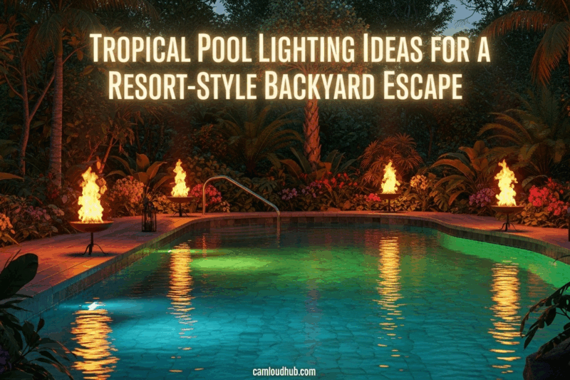 Tropical Pool Lighting Ideas for a Resort-Style Backyard Escape