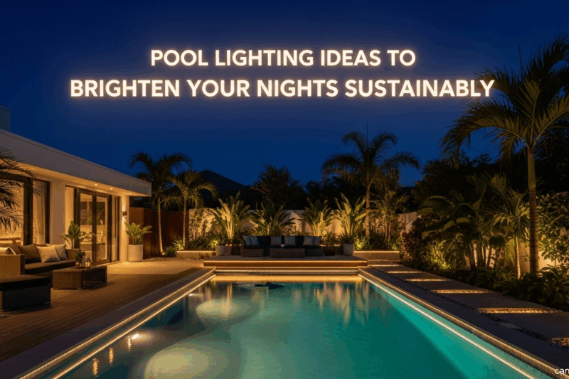 Pool Lighting Ideas to Brighten Your Nights Sustainably