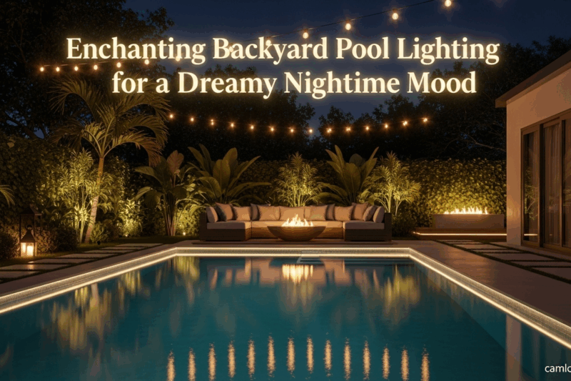 Enchanting Backyard Pool Lighting Ideas for a Dreamy Nighttime Mood