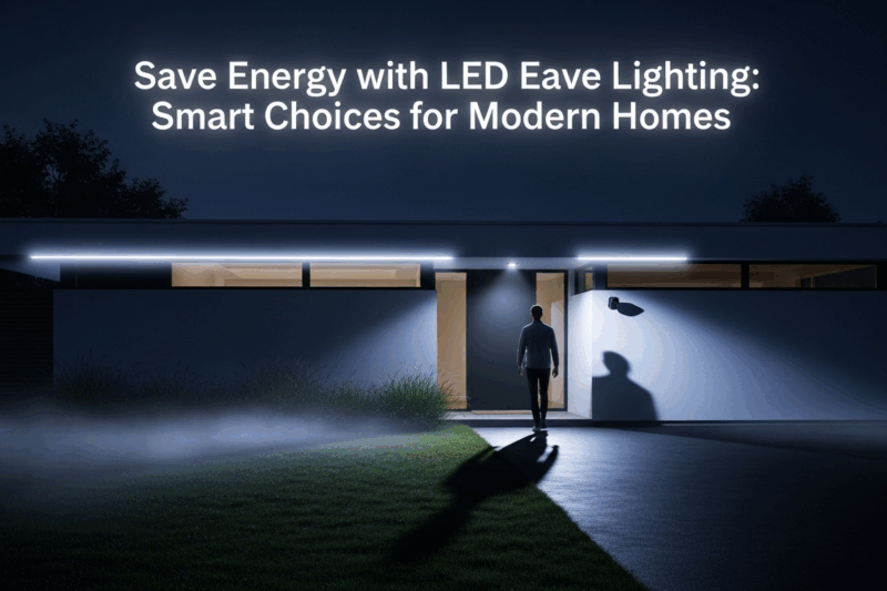 Save Energy with LED Eave Lighting: Smart Choices for Modern Homes