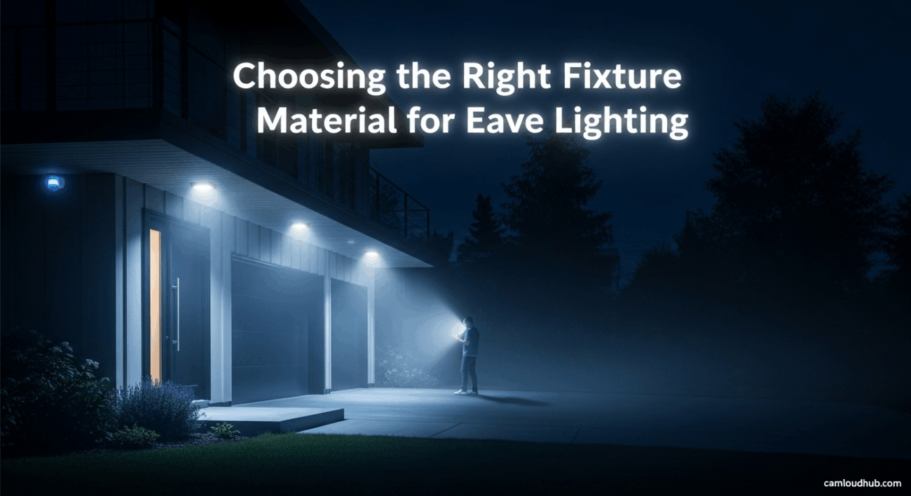 Choosing the Right Fixture Material for Eave Lighting