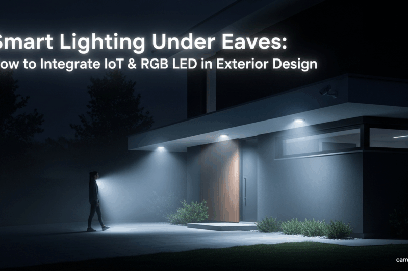 Smart Lighting Under Eaves: How to Integrate IoT & RGB LED in Exterior Design