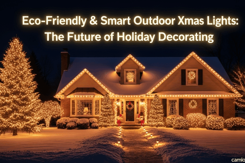 Eco-Friendly & Smart Outdoor Xmas Lights: The Future of Holiday Decorating