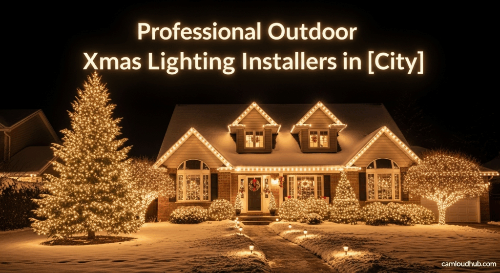 Professional Outdoor Xmas Lighting Installers in [City]