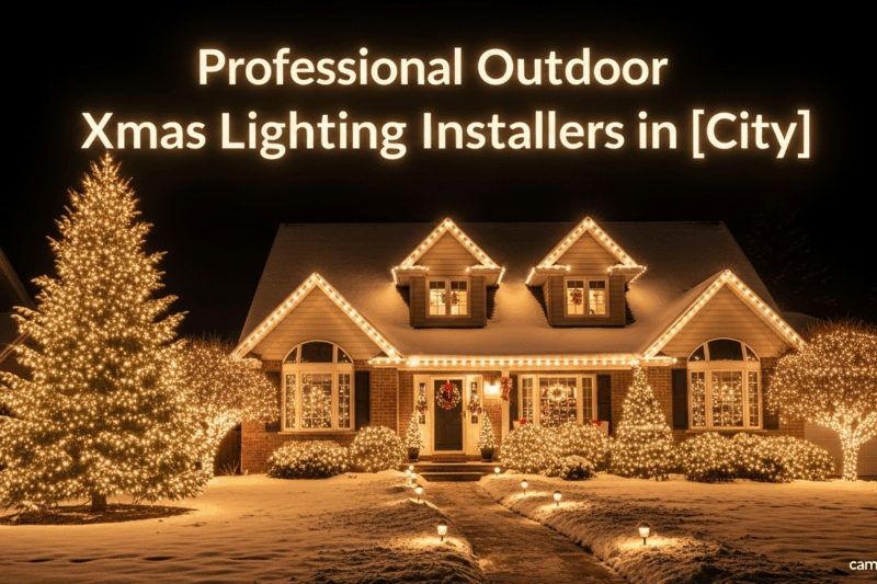 Professional Outdoor Xmas Lighting Installers in [City]