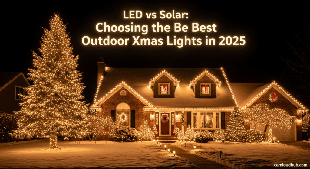 LED vs Solar: Choosing the Best Outdoor Xmas Lights in 2025