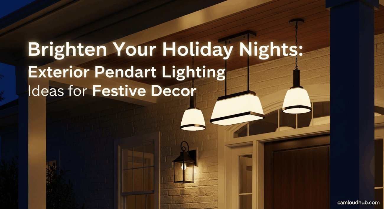 Brighten Your Holiday Nights: Exterior Pendant Lighting Ideas for Festive Decor