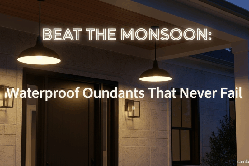 Beat the Monsoon: Waterproof Outdoor Pendants That Never Fail