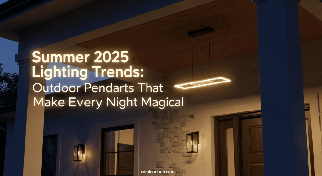 Summer 2025 Lighting Trends: Outdoor Pendants That Make Every Night Magical