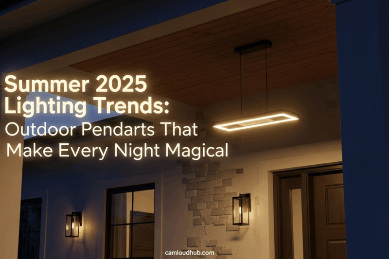 Summer 2025 Lighting Trends: Outdoor Pendants That Make Every Night Magical