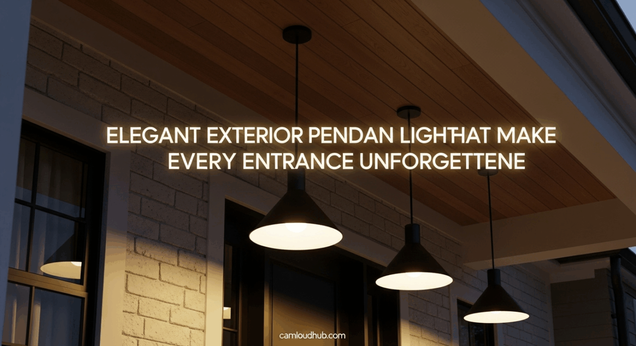 Elegant Exterior Pendant Lights That Make Every Entrance Unforgettable
