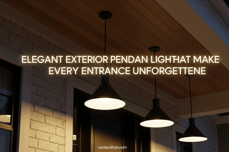 Elegant Exterior Pendant Lights That Make Every Entrance Unforgettable