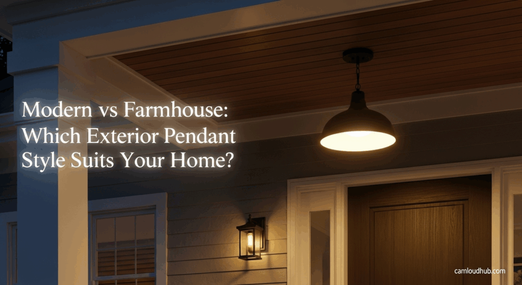 Modern vs Farmhouse: Which Exterior Pendant Style Suits Your Home?
