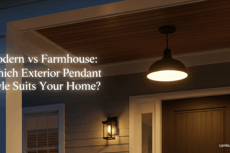 Modern vs Farmhouse: Which Exterior Pendant Style Suits Your Home?