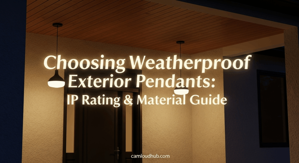 Choosing Weatherproof Exterior Pendants: IP Rating & Material Guide
