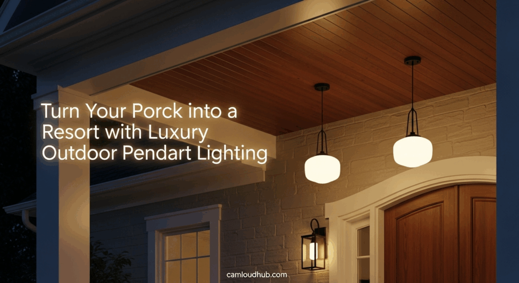 Turn Your Porch into a Resort with Luxury Outdoor Pendant Lighting