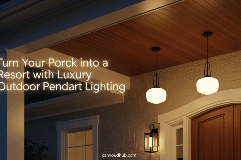 Turn Your Porch into a Resort with Luxury Outdoor Pendant Lighting