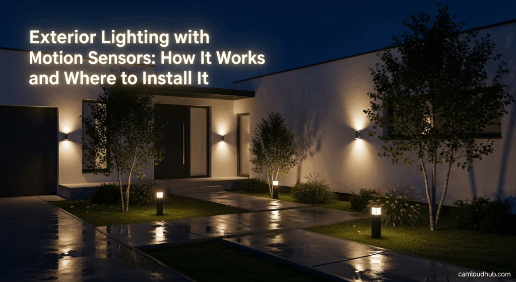 Exterior Lighting with Motion Sensors: How It Works and Where to Install It