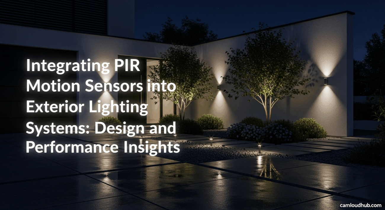 Integrating PIR Motion Sensors into Exterior Lighting Systems: Design and Performance Insights