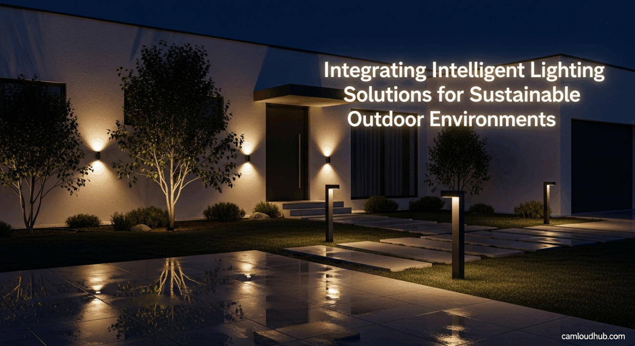 Integrating Intelligent Lighting Solutions for Sustainable Outdoor Environments