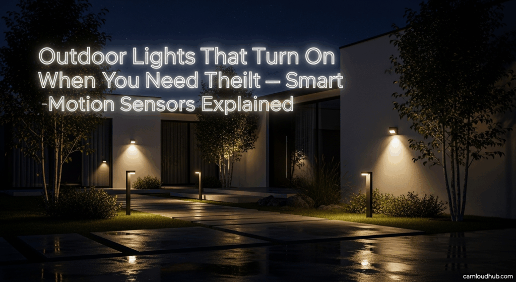 Outdoor Lights That Turn On When You Need Them — Smart Motion Sensors Explained
