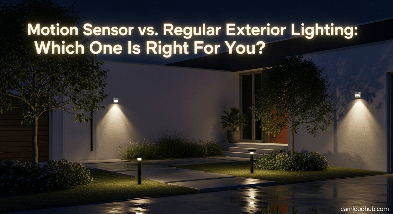 Motion Sensor vs. Regular Exterior Lighting: Which One Is Right for You?
