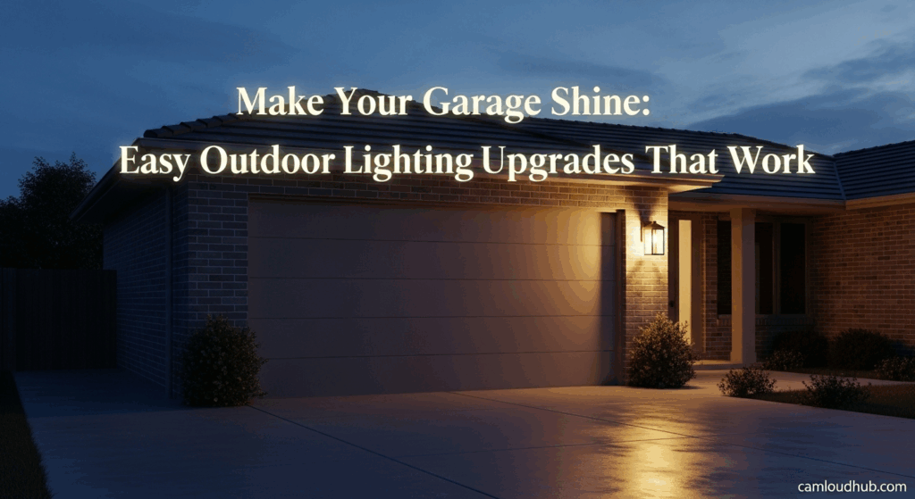Make Your Garage Shine: Easy Outdoor Lighting Upgrades That Work
