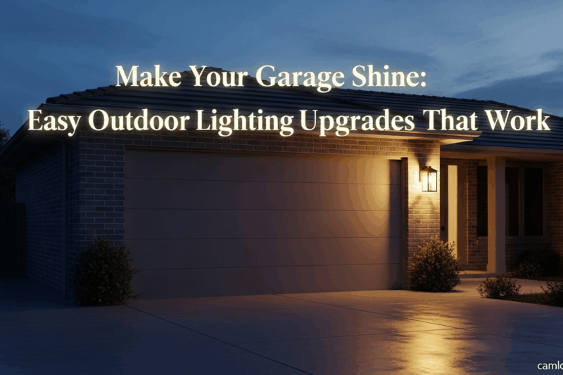 Make Your Garage Shine: Easy Outdoor Lighting Upgrades That Work