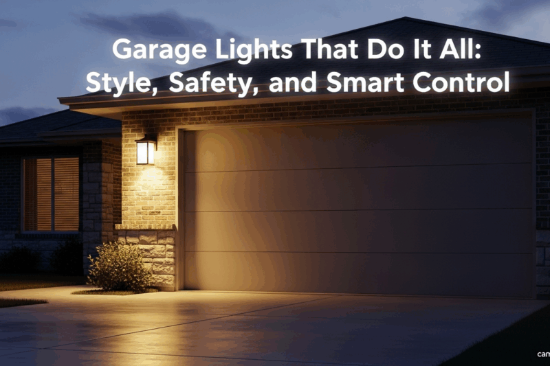 Garage Lights That Do It All: Style, Safety, and Smart Control