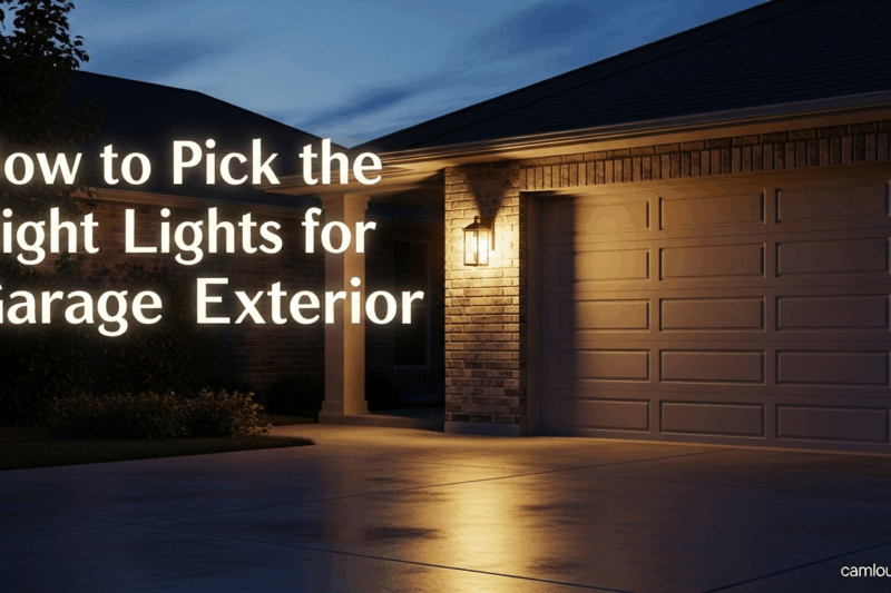 How to Pick the Right Lights for Your Garage Exterior