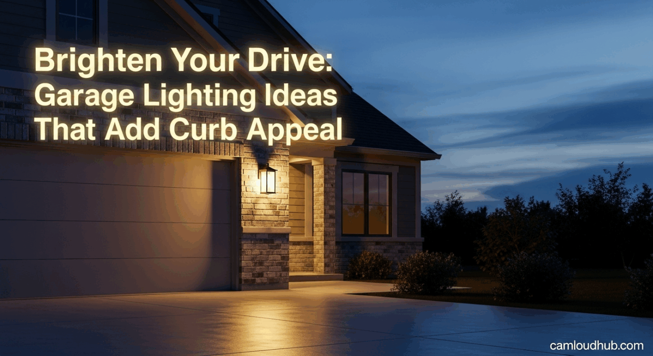Brighten Your Drive: Garage Lighting Ideas That Add Curb Appeal