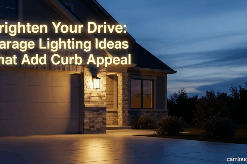 Brighten Your Drive: Garage Lighting Ideas That Add Curb Appeal