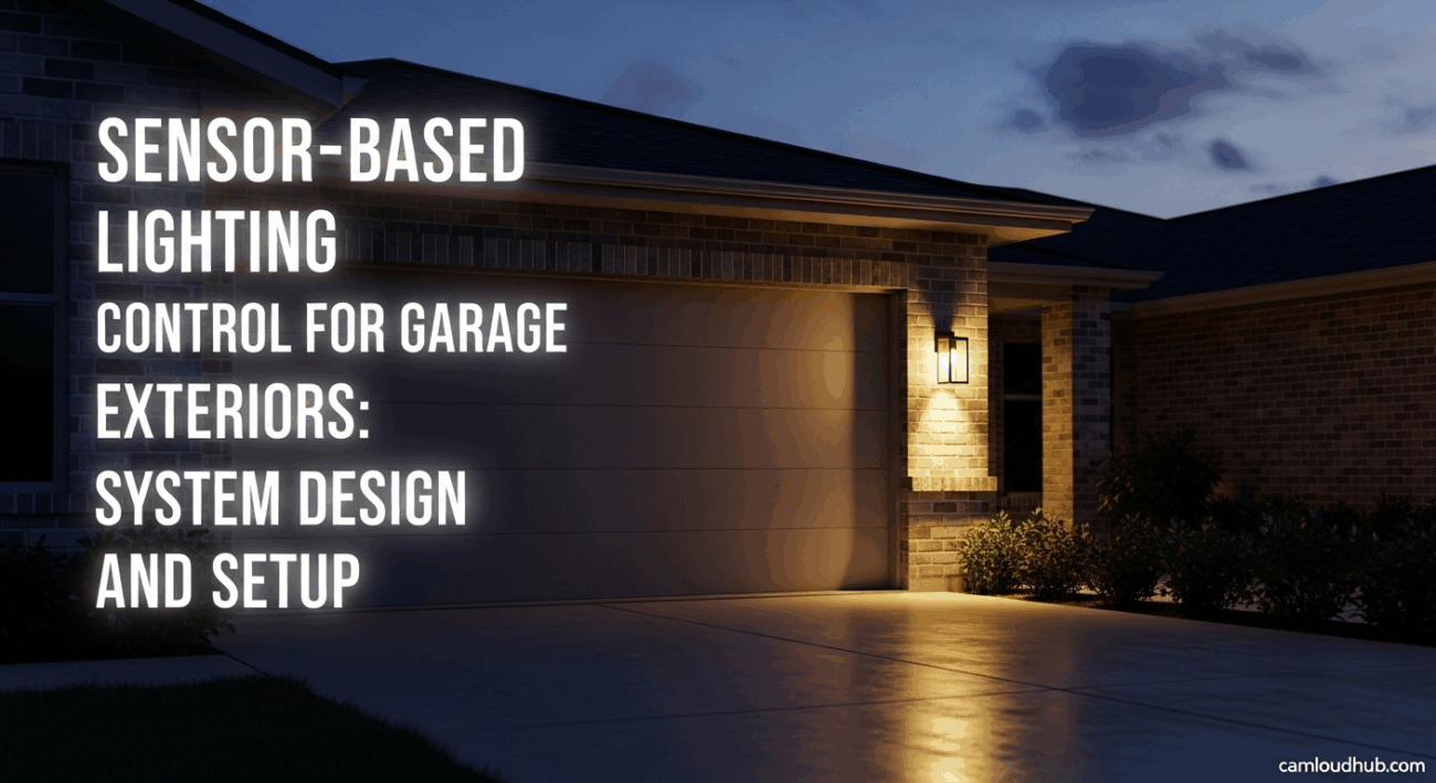 Sensor-Based Lighting Control for Garage Exteriors: System Design and Setup