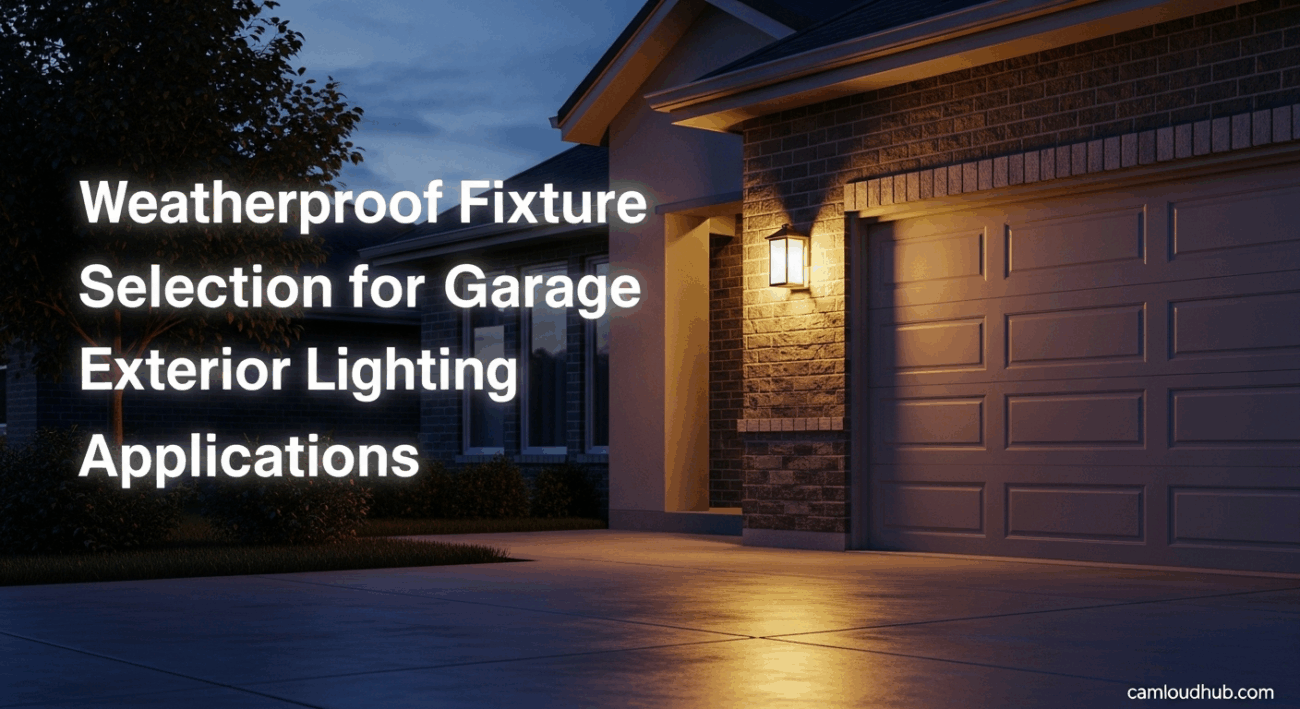Weatherproof Fixture Selection for Garage Exterior Lighting Applications