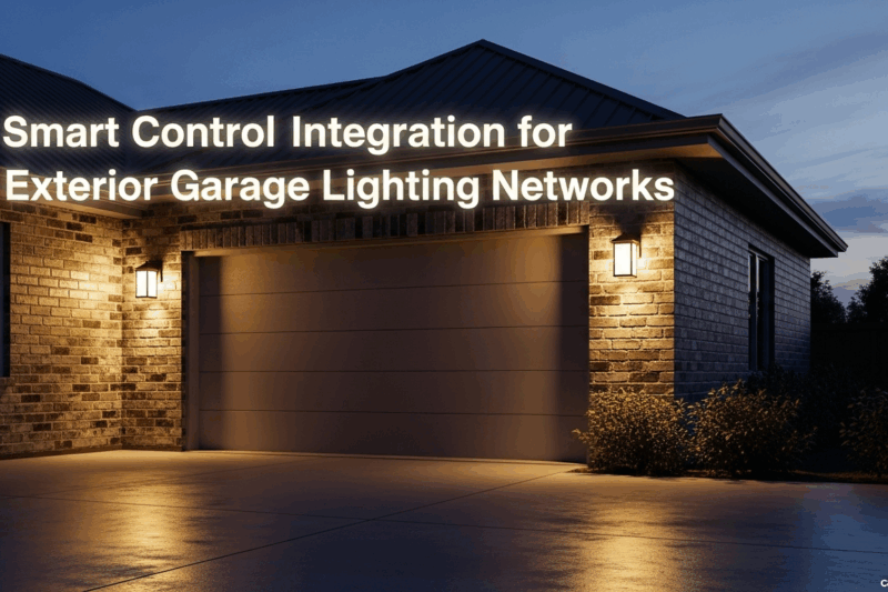 Smart Control Integration for Exterior Garage Lighting Networks