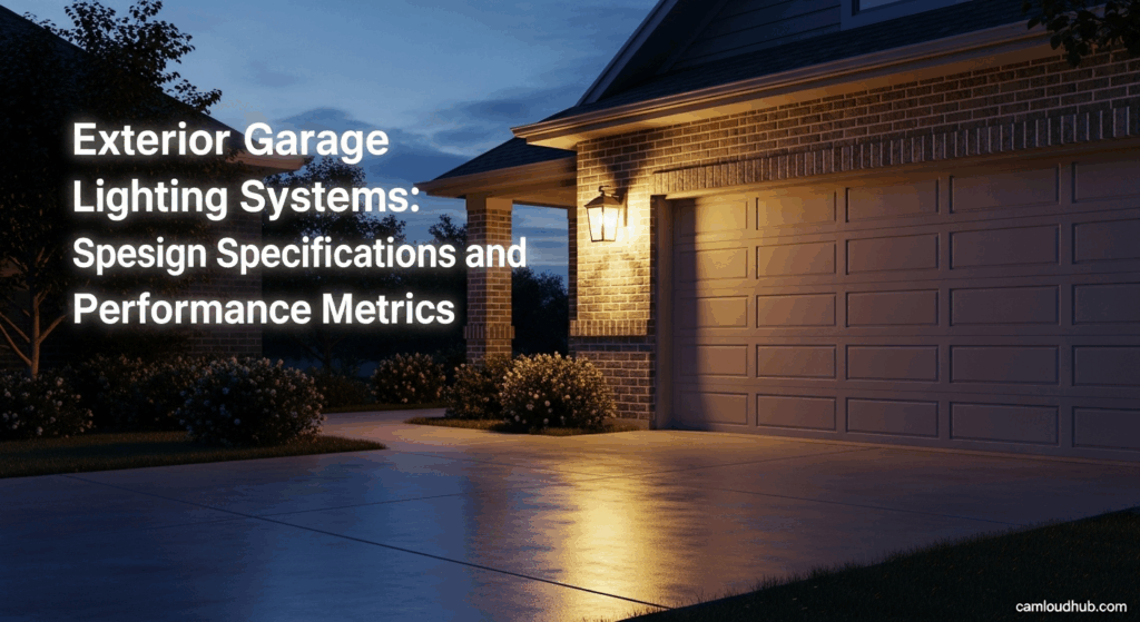 Exterior Garage Lighting Systems: Design Specifications and Performance Metrics