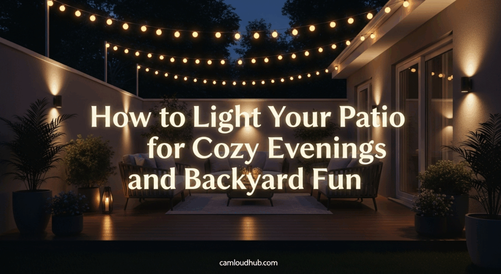 How to Light Up Your Patio for Cozy Evenings and Backyard Fun
