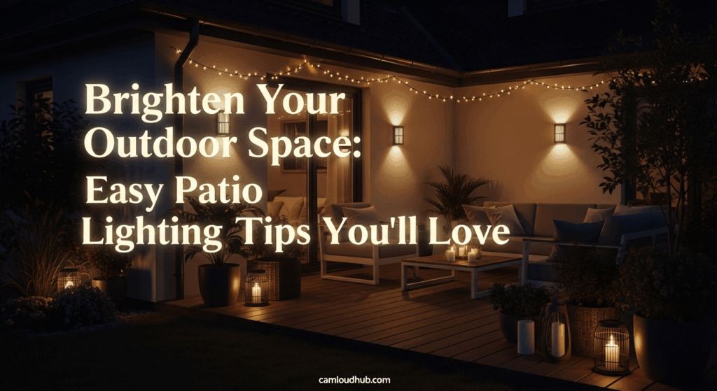 Brighten Your Outdoor Space: Easy Patio Lighting Tips You’ll Love