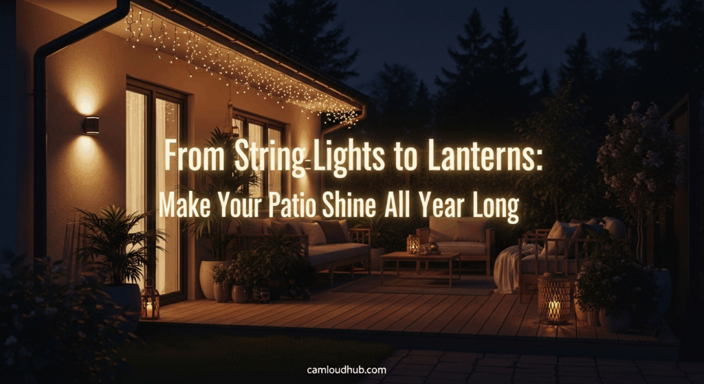 From String Lights to Lanterns: Make Your Patio Shine All Year Long