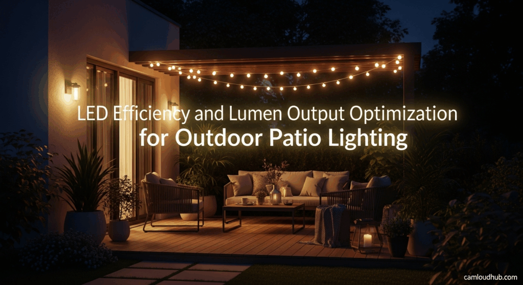 LED Efficiency and Lumen Output Optimization for Outdoor Patio Lighting