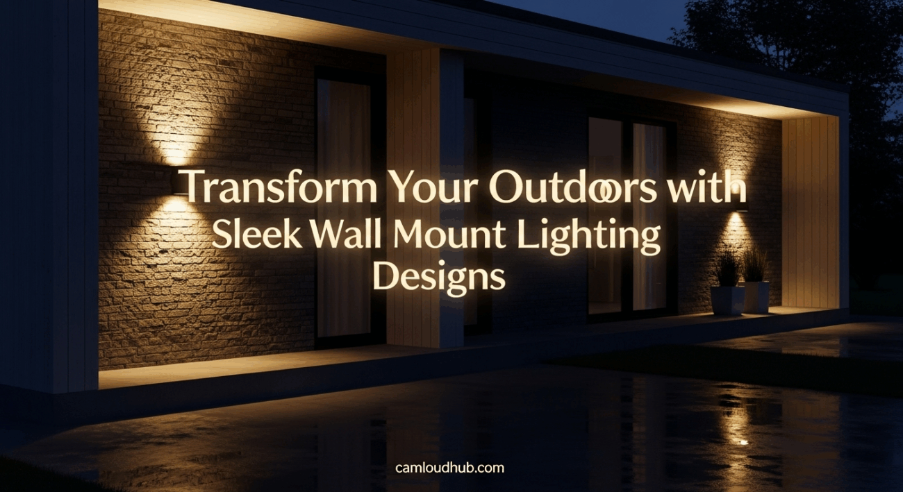 Transform Your Outdoors with Sleek Wall Mount Lighting Designs