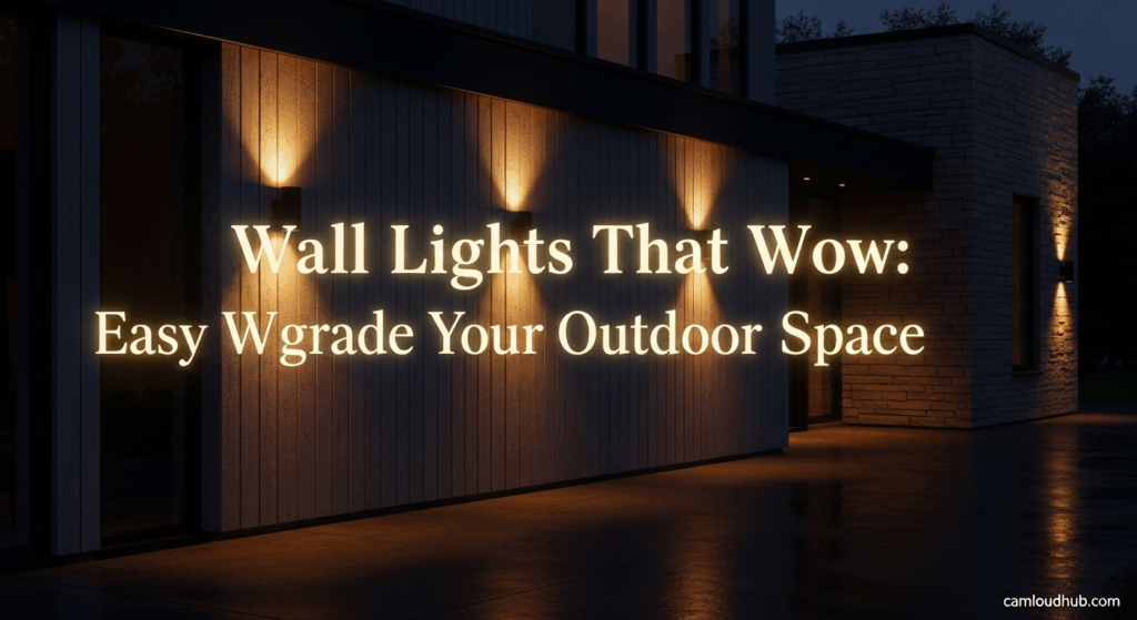 Wall Lights That Wow: Easy Ways to Upgrade Your Outdoor Space