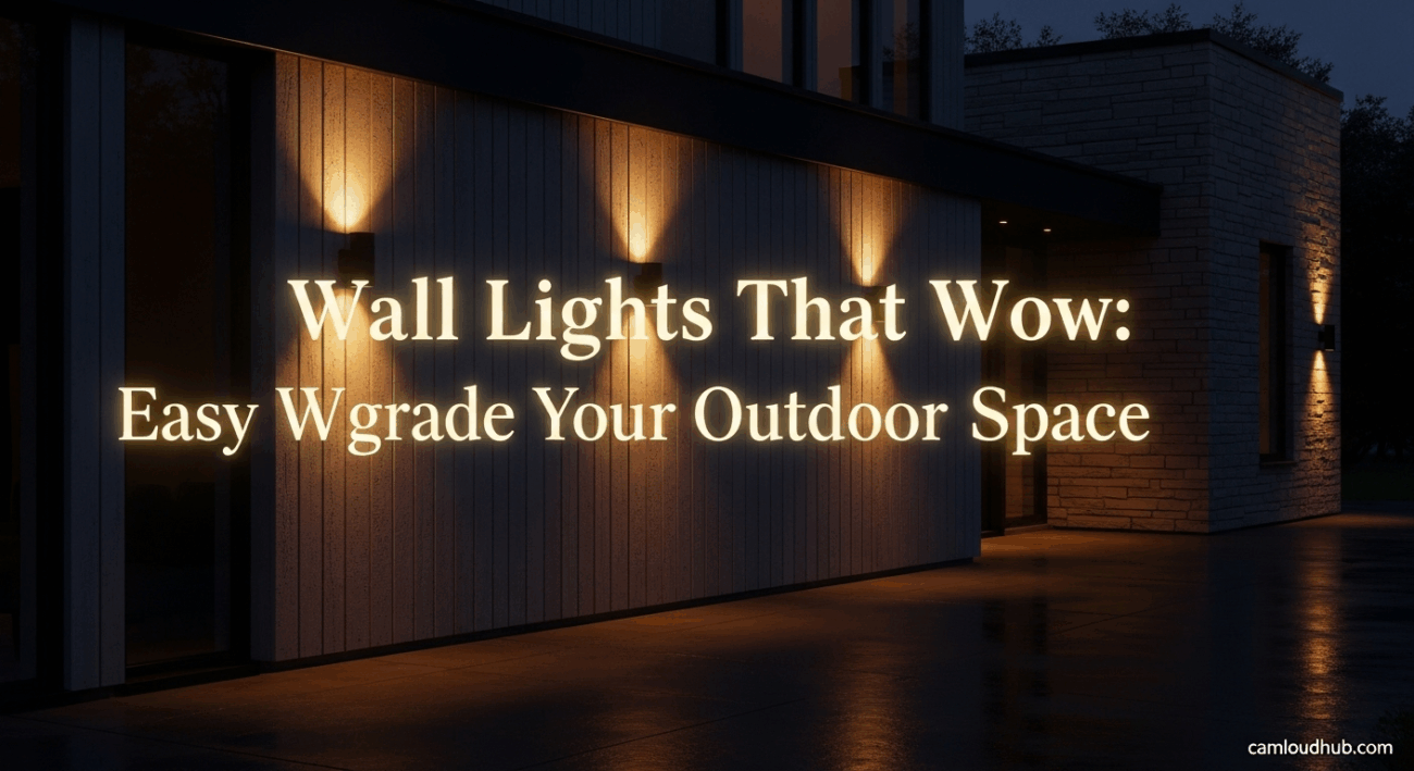 Wall Lights That Wow: Easy Ways to Upgrade Your Outdoor Space