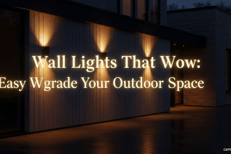 Wall Lights That Wow: Easy Ways to Upgrade Your Outdoor Space