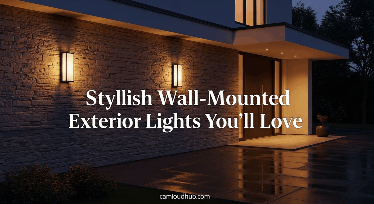 Stylish Wall-Mounted Exterior Lights You’ll Love